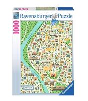 Ravensburger legpuzzel map of seville, 1000st. - thumbnail