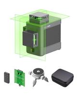 HOTO QWFGJ002 Kruislijnlaser Groene laser Reikwijdte (max.): 30 m - thumbnail