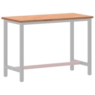 Bureaublad 115x55x2,5 cm massief beukenhout