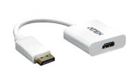 ATEN DisplayPort Kabel DisplayPort Male - HDMI-Uitgang 0.15 m Wit - [VC985-AT] - thumbnail
