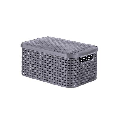 Curver Style Opbergmand met Deksel 6L Antraciet