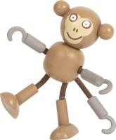 Small Foot houten poppetjes piraat buigbaar, 6st. - thumbnail