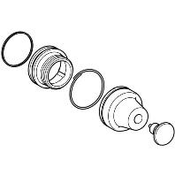 Schneider Electric XACB9212 XACB9212 Druktoets 1 knop Wit Druk-ontgrendeling 1 stuk(s) - thumbnail