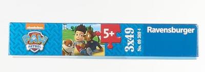Ravensburger paw patrol puzzel - helden met vacht, 3x49st.