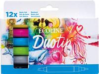 Duotip Talens Ecoline set à 12 stuks basis - thumbnail