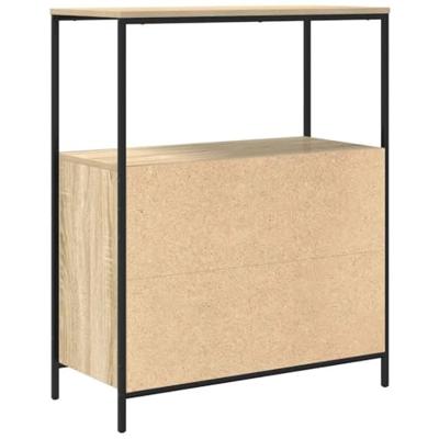 Badkamermeubel met planken 76,5x35x95 cm Sonoma eikenkleurig Badkamermeubel met planken 76,5x35x95 cm Sonoma eikenkleurig