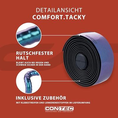 CONTEC stuurlint "comfort.tacky" ct bar tape comfort.tacky chameleon metallic