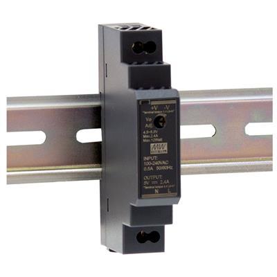MEAN WELL HDR-15-48 DIN-rail netvoeding Verbruik (stand-by) 0.3 W 48 V/DC 0.32 A 15.4 W Aantal uitgangen:1 x Inhoud 1 stuk(s)