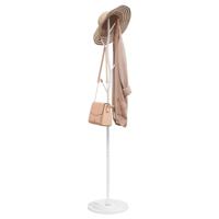 VidaXL Kapstok 177 cm gepoedercoat ijzer wit - thumbnail