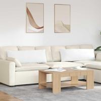 VidaXL Sofa kussens 2 pcs wit 120 x 40 cm stof - thumbnail