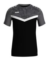 JAKO 6124K T-Shirt Iconic Kids - Zwart/Antraciet - 164 - thumbnail