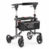 Lichtgewicht rollator Trollimaster RA60 (6,9 kg) | MultiMotion | Medium | Weggewerkte remkabels | Antraciet | 10050003 - thumbnail