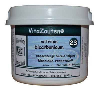 Vitazouten Natrium bicarbonicum VitaZout nr. 23 360 Tabletten Vitazouten Natrium bicarbonicum VitaZout nr. 23 360 Tabletten