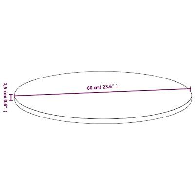 Tafelblad 60x1,5 cm bamboe Tafelblad 60x1,5 cm bamboe