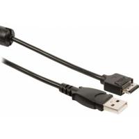 Valueline VLCP60806B20 Camera Data Kabel Usb 2.0 A Male - 12p Canon Connector Male 2,00 M Zwart - thumbnail