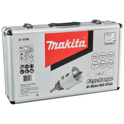 Makita E-15796 Gatzaagset hout/metaal in koffer - 8-delig