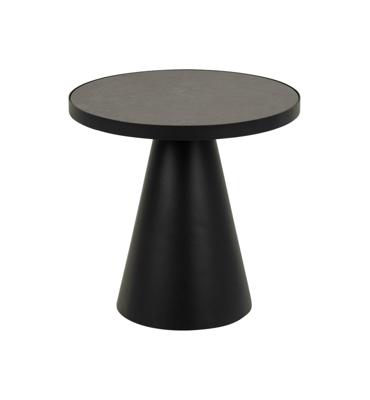 Bendt Salontafel 'Anemone' Keramiek 46cm, kleur Zwart