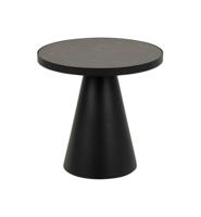 Bendt Salontafel 'Anemone' Keramiek 46cm, kleur Zwart - thumbnail