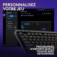 Logitech G G515 Lightspeed TKL toetsenbord Draadloos Zwart Azerty Frans - thumbnail