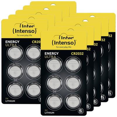 Intenso Knoopcel CR2032 3 V 60 stuk(s) 220 mAh Lithium 7502436MP Intenso Knoopcel CR2032 3 V 60 stuk(s) 220 mAh Lithium 7502436MP