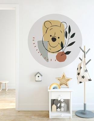 Komar Into Adventure; Komar Dots Behangcirkel Disney - Winnie the Pooh - Smile - DD1-035