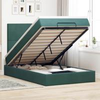 Ottoman bed met matrassen en LED's 120x190cm fluweel - thumbnail