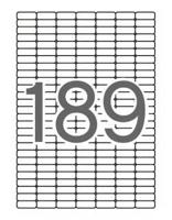 Apli afneembare witte etiketten ft 25,4 x 10 mm (b x h), 4.725 stuks, 189 per blad etui van 25 blad - thumbnail