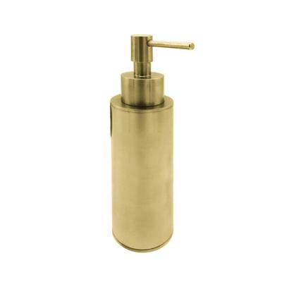 Hotbath Cobber Zeepdispenser Vrijstaand Geborsteld Messing PVD CBA10