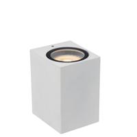 Lucide ZARO - Wandspot / Wandlamp Binnen/Buiten - 1xGU10 - IP44 - Wit - thumbnail