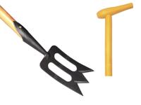 De Wit Spork schoffel 10cm essen steel 170cm dewit - thumbnail