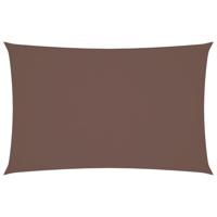 VidaXL Zonnescherm rechthoekig 4x7 m oxford stof bruin - thumbnail