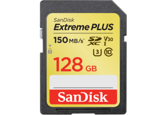 Extreme PLUS - Flashgeheugenkaart - 128 GB - Video Class V30 UHS Class 3 Class10 - SDXC UHS-I Extreme PLUS - Flashgeheugenkaart - 128 GB - Video Class V30 UHS Class 3 Class10 - SDXC UHS-I