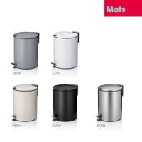 Kela Pedaal Afvalemmer, 5 L, Zwart | Mats - thumbnail