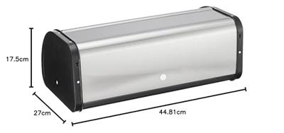 Brabantia Broodtrommel Matt Steel Fingerprint Proof Brabantia Broodtrommel Matt Steel Fingerprint Proof