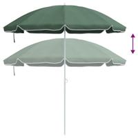 Strandparasol Groen 161 x 193 cm Polyester - thumbnail