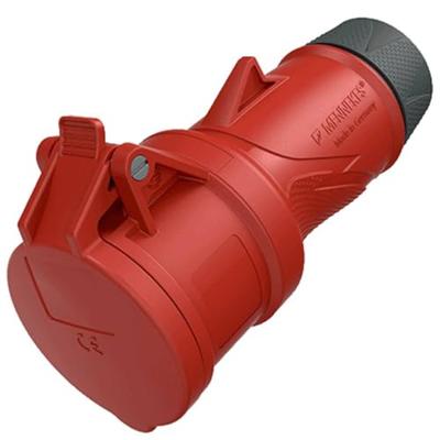 CEE 32A 5-polig contrastekker voor krachtstroom 400V 5-polig type 14523 schroefloos Mennekes Nieuw