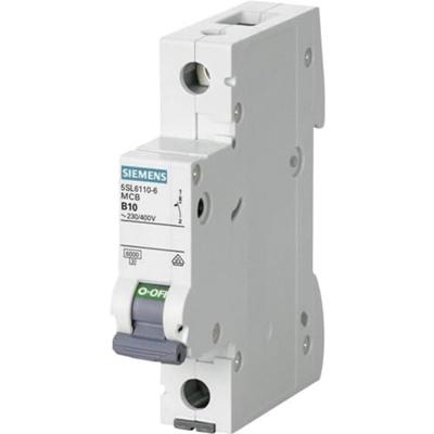 Zekeringautomaat 1-polig 10 A 230 V, 400 V Siemens 5SL61106