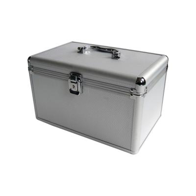 MediaRange CD-koffer 200 CDs/DVDs/Blu-rays Aluminium Zilver 1 stuk(s) (b x h x d) 30.1 x 18 x 19 cm BOX75