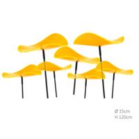 7 stuks! Zonnevangers Lucy Geel medium 120x15 cm Cazador Del Sol - Cazador del sol - thumbnail