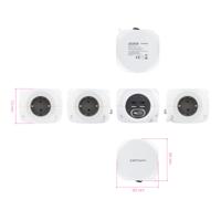 3-voudige Stekkerdoos met Schakelaar NANOCABLE 10.37.0001 1,4 m Wit - thumbnail