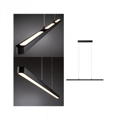 Paulmann Lento 79693 LED-hanglamp LED LED vast ingebouwd 37 W Zwart (glanzend) Paulmann Lento 79693 LED-hanglamp LED LED vast ingebouwd 37 W Zwart (glanzend)