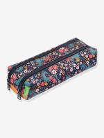 Etui 2 compartimenten bloemen en eenhoorns Alba Les Fantaisies TANNS marineblauw - thumbnail