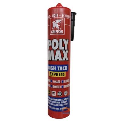 Griffon Poly Max® Montagelijm High Tack Express Zwart Koker 435g - 6311639