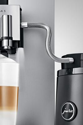 Jura Melkslang met RVS mantel HP2 Koffie accessoire Zilver Jura Melkslang met RVS mantel HP2 Koffie accessoire Zilver