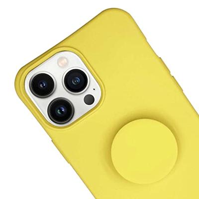 Høyde - iPhone 13 Pro Max - Telefoonhoes met koord + Socket houder - Geel Høyde - iPhone 13 Pro Max - Telefoonhoes met koord + Socket houder - Geel