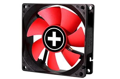 Xilence XPF80.R.PWM PC-ventilator Zwart, Rood (b x h x d) 80 x 25 x 80 mm - thumbnail