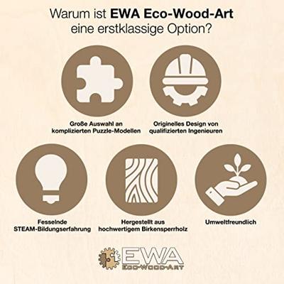 Eco-Wood-Art 3D Puzzel Tractor K-7M 596 stukjes
