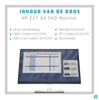 HP E27 G4 | Full HD | Displayport | HDMI | VGA |  27 inch - thumbnail