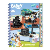 Totum bluey scratchboek met 10 kraskaarten - thumbnail