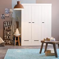 Woood Kast Connect 3-Deurs Wit - thumbnail